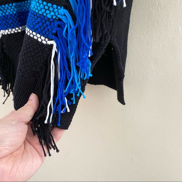 DEREK LAM 10 CROSBY Boho Fringe Knitted Sleeveless Top - Picture 7 of 8